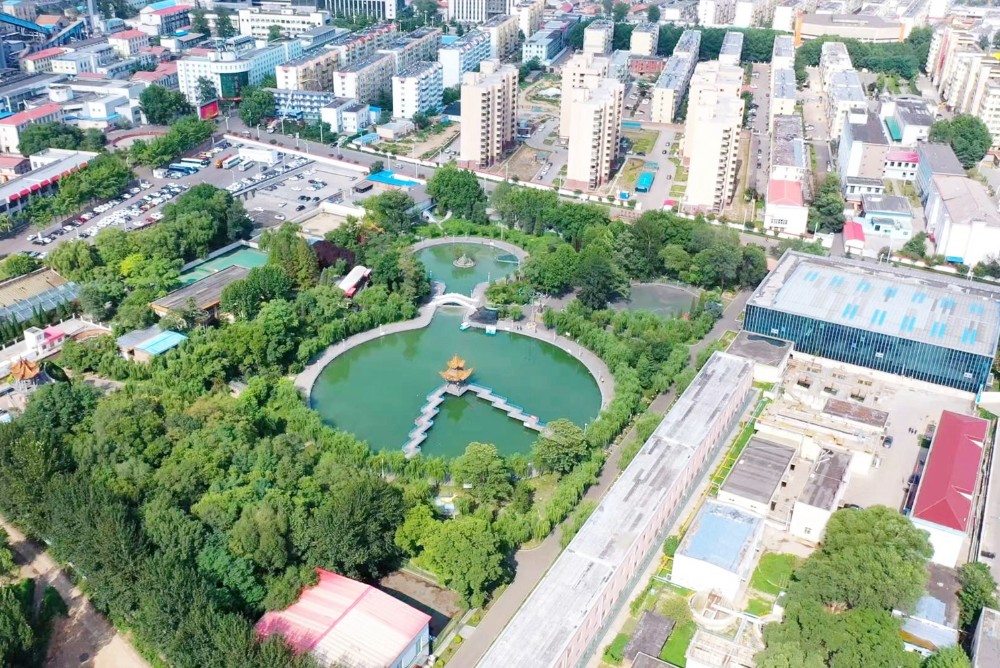 王莊煤礦礦區(qū)鳥瞰圖 